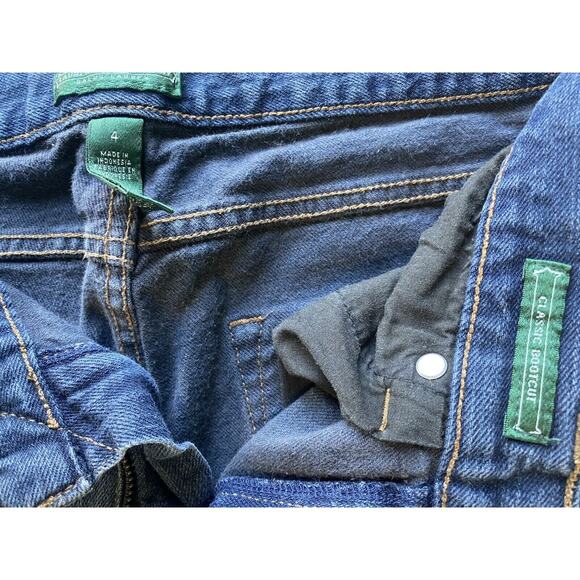 Ralph Lauren Jean Company Womens Classic Bootleg Medium Wash Western Country LRL - Picture 8 of 13